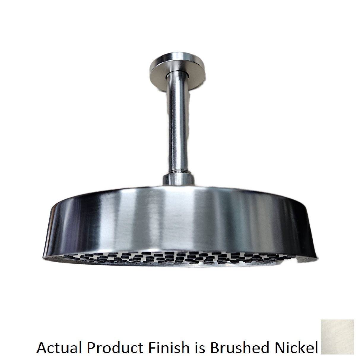 Dornbracht 28568970-060010 7-7/8" Diameter Contemporary Ceiling Mounted Rain Shower in Brushed Nickel