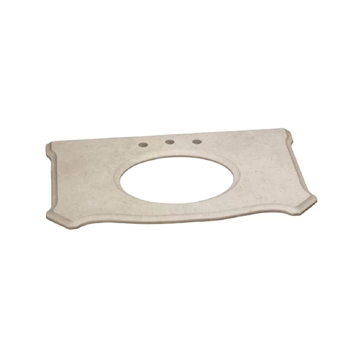 Ronbow 309237-8-MY Bordeaux 36.75" W X 22” D Single Bathroom Vanity Top in Cream Beige Marble