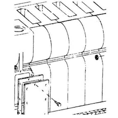 Weil-McLain 311-800-026 Intermediate Section w/ Tie Rod Lugs