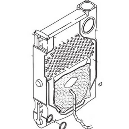 Weil-McLain 315-700-068 Back Section 80 PSI 7818