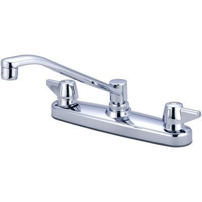 Central Brass 0148-A Double Handle Centerset Kitchen Faucet