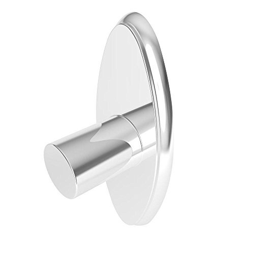 Ginger 1839CB/PC Motiv Transitional Oval- Curved Shower Rod Brackets, Pair Polished