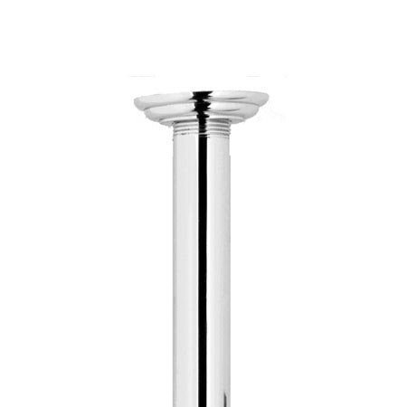 Newport Brass 517-4/01 4" x 1/2" Solid Brass Nipple and Escutcheon for Ceiling Mount Shower, Forever Brass