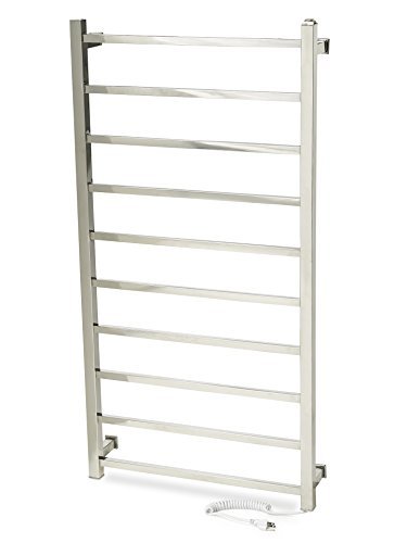 Myson WRBY10M 10-Bar Wall Mount Towel Warmer, Matte Finish, Ruby