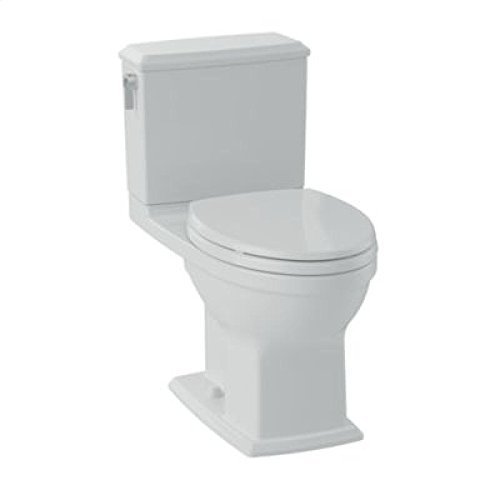 Toto CST494CEMFRG#01 TOTO Contemporary/Modern Connelly Toilet 1.28 GPF/0.9 GPF Cotton Right Hand Trip Lever, Cotton White, 2-Piece