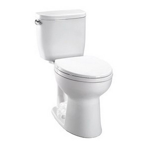 Toto CST243EF#12 Entrada Two-Piece Round 1.28 GPF Universal Height Toilet in Sedona Beige