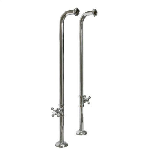Barclay 4502MC-31-BN 31-1/2 Inch Freestanding Tub Supplies In Brushe