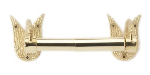 Phylrich KS50/024 Swan 8" Wall Mount Toilet Paper Holder in Satin Gold