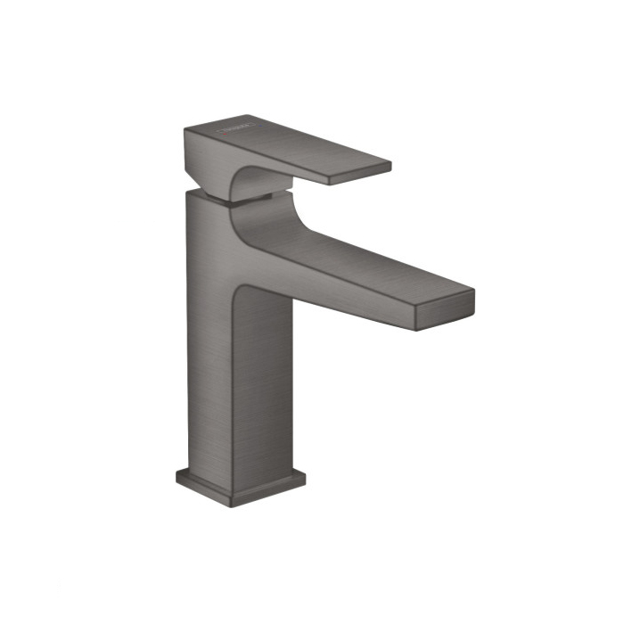 Hansgrohe 32506341 Metropol Single-Hole Faucet 110 with Lever Handle and Pop-Up Drain, 1.2 GPM in Brushed Black Chrome