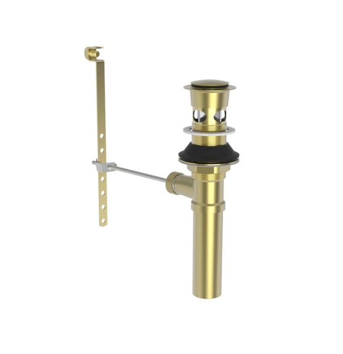 Brasstech 326/04 1-1/4" D Pop-Up Drain Assembly for Lavatory in Satin Brass(PVD)