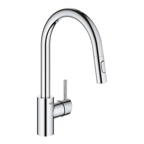 Grohe 32665003 Concetto Single-Handle Kitchen Faucet, Starlight Chrome