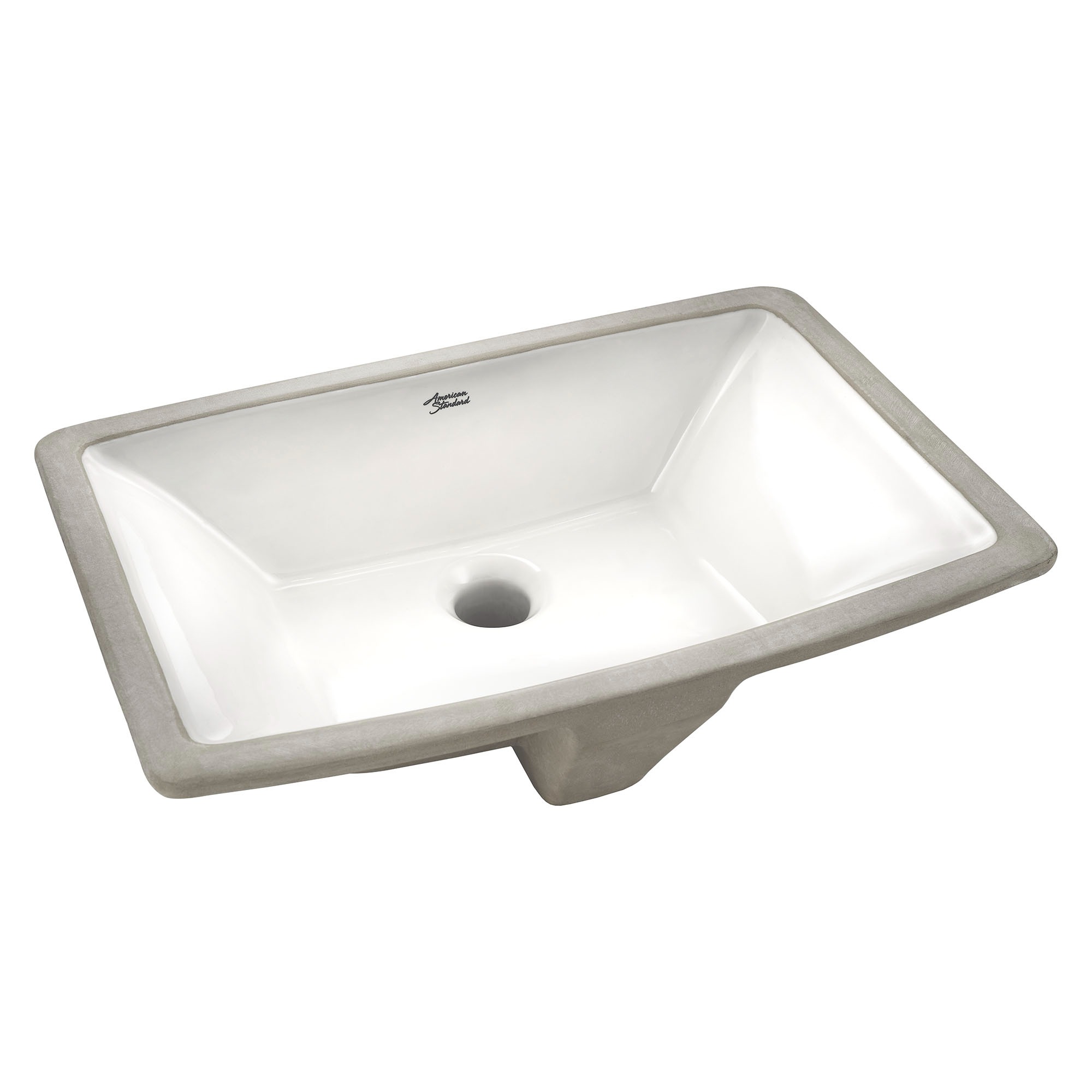 American Standard 0330000.020 Townsend® 19-1/2" L X 13-5/8" W Rear Undermount Counter Sink in White