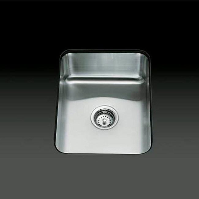 Kohler 3334-NA Undertone 15-3/4" x 20-3/8" x 7-5/8" under-mount single bowl kitchen sink in stainless steel