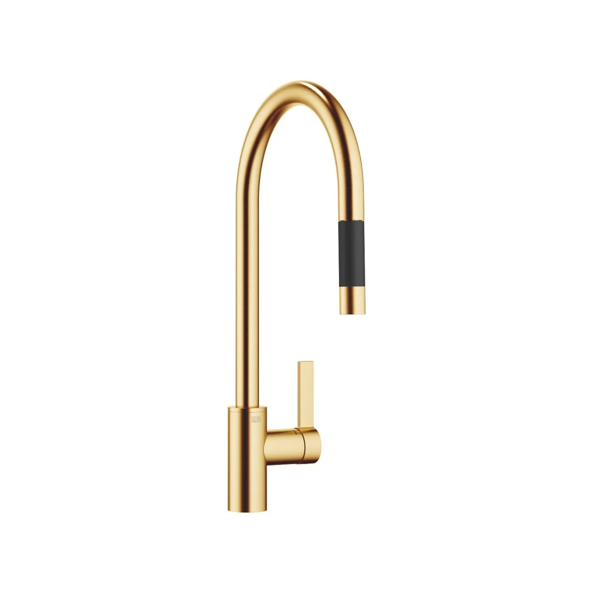 Dornbracht 33870875-280010 Tara Ultra 1.5 GPM Deck Mounted Single Handle Pull Down Kitchen Faucet with Spray Function in Brushed Durabrass