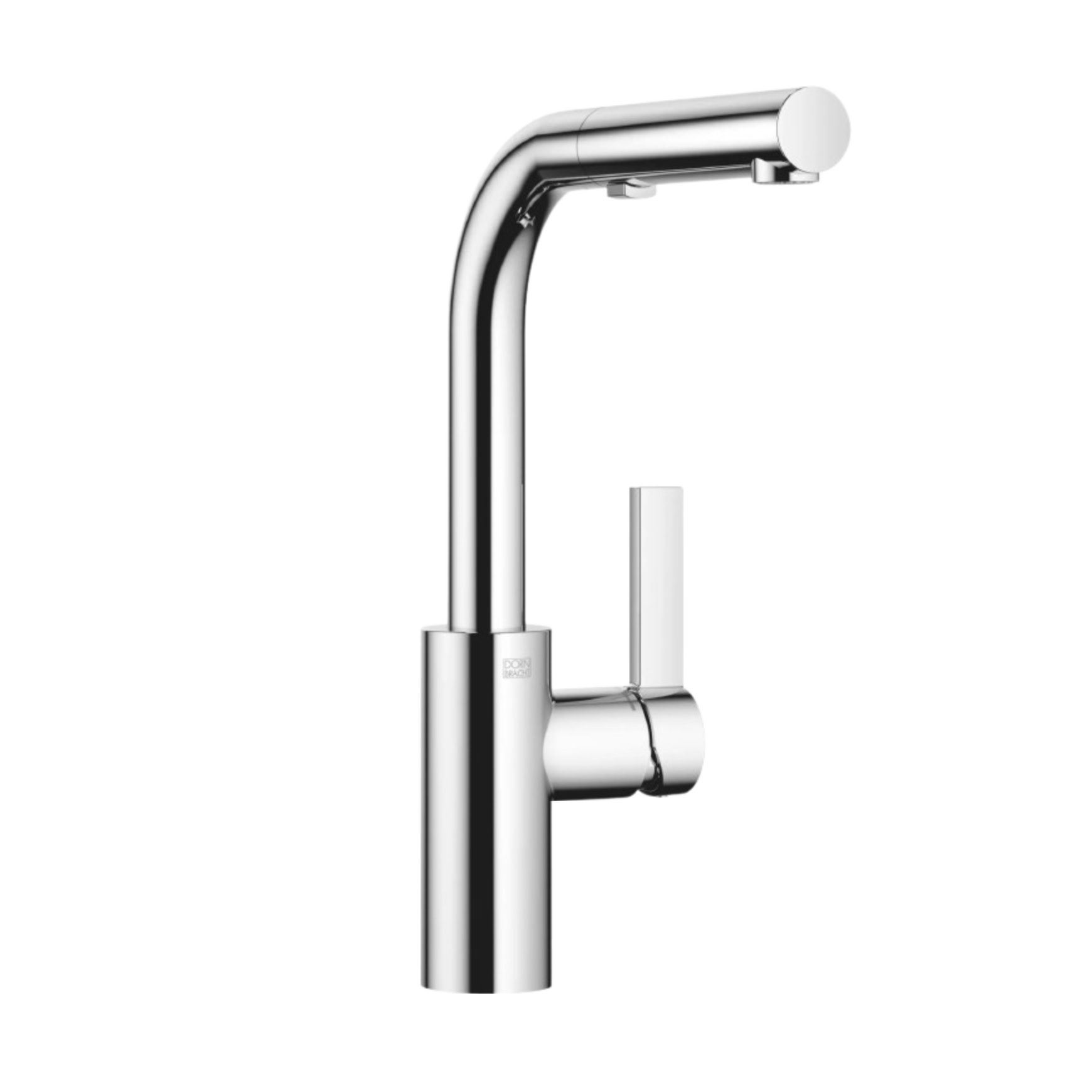 Dornbracht 33871790-000010 Elio 1.5 GPM Deck Mounted Single Lever Handle Kitchen Faucet with Pull Out Spout and Spray Function in Chrome