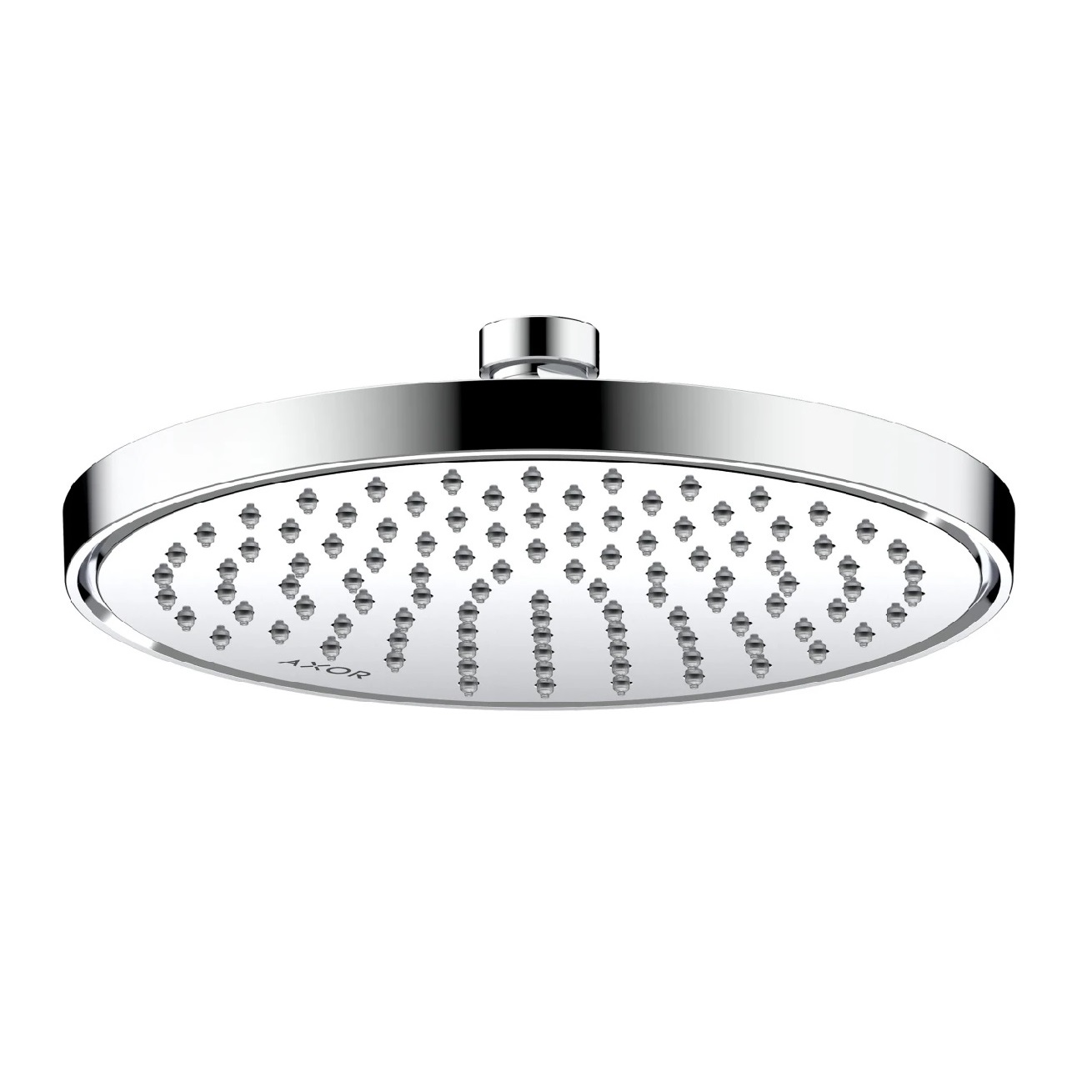 Axor 35368001 ShowerSolutions 1.75 GPM Round Single Function 8" Rain Shower Head 220 1-Jet in Chrome 
