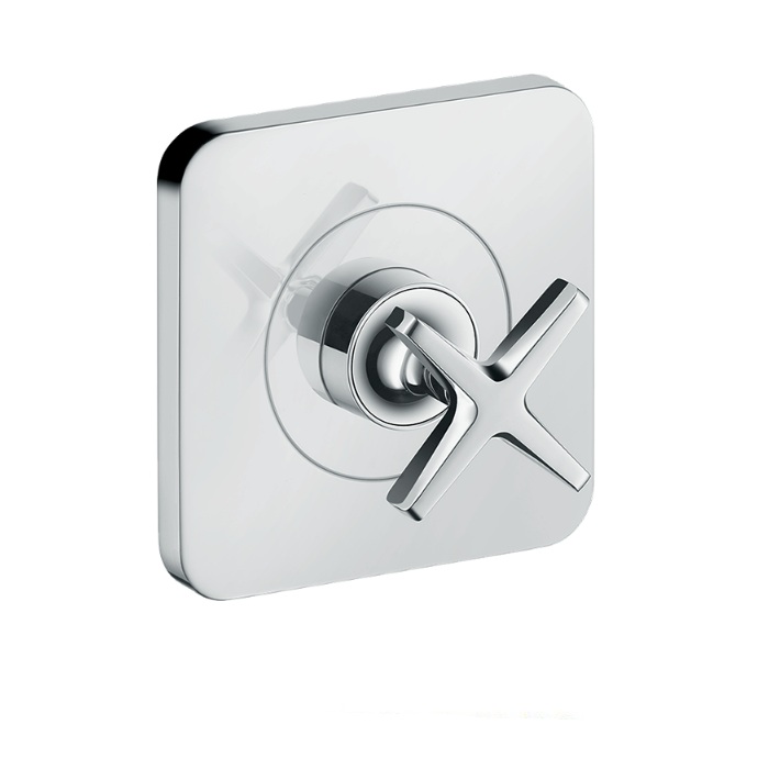 Axor 36771001 Citterio E Volume Control Trim, 5"x5" in Chrome