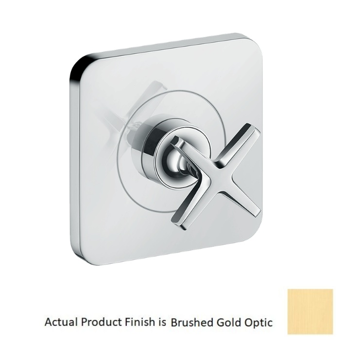 Axor 36771251 Citterio E Thermostat Volume Control Trim in Brushed Gold Optic