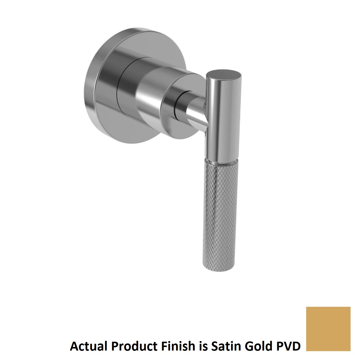 Newport Brass 3-692/24S Muncy Diverter/ Flow Control Lever Handle Trim in Satin Gold PVD (Rough Sold Separately)