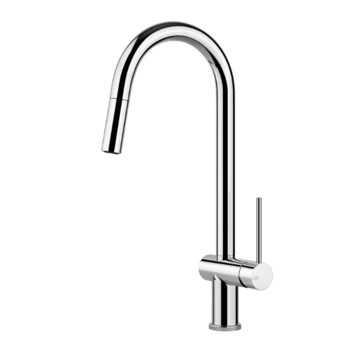 Gessi PF37231#031 Oxygene 1.75 GPM Deck Mounted Single Handle Pull Down Kitchen Faucet in Chrome