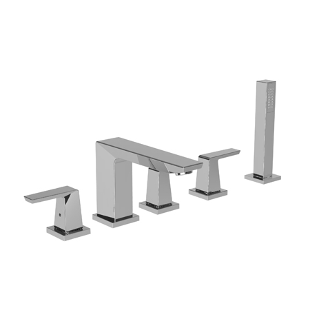 Newport 3830726 Roman Tub Faucet with Hand Shower in Polished Chrome (Rough Sold Separately)