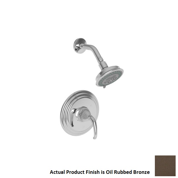 Newport Brass 3-884BP/10B 3-884BP Anise Single Handle Pressure Balanced Shower Trim Only wit, Oil Rubbed Bronze
