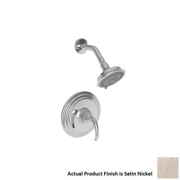 Newport Brass 3-884BP/15S 3-884BP Anise Single Handle Pressure Balanced Shower Trim Only wit, Satin Nickel