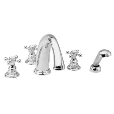 Newport Brass 3-897/10B Alveston Roman Tub Trim Kit With Handshower in Oil Rubbed Bronze