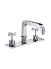 Hansgrohe 39432421 Roman Tub And Shower Trim Cross Handle in Platinum (Rough Sold Separately)