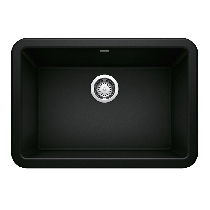 Blanco 402531 Ikon 27" Apron Single Bowl Farmhouse Sink in Coal Black