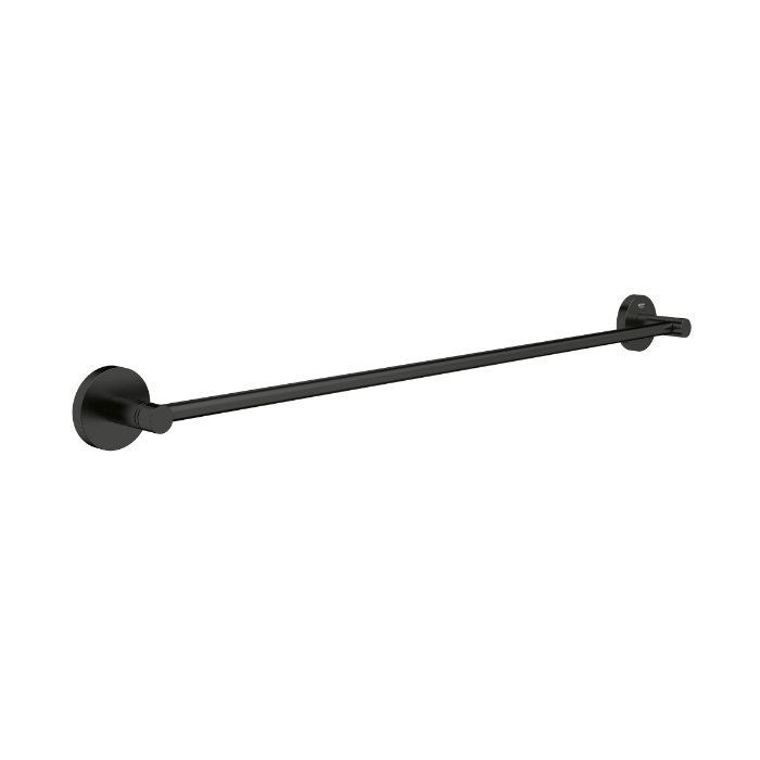 Grohe 403662431 Essentials 24" Towel Bar in Matte Black