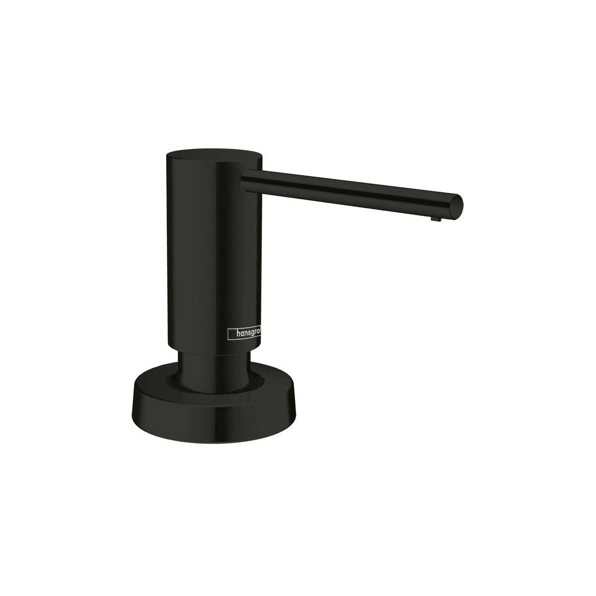 Hansgrohe 40438671 Focus Deck Mounted Soap Dispenser with 16 oz Capacity in Matte Black