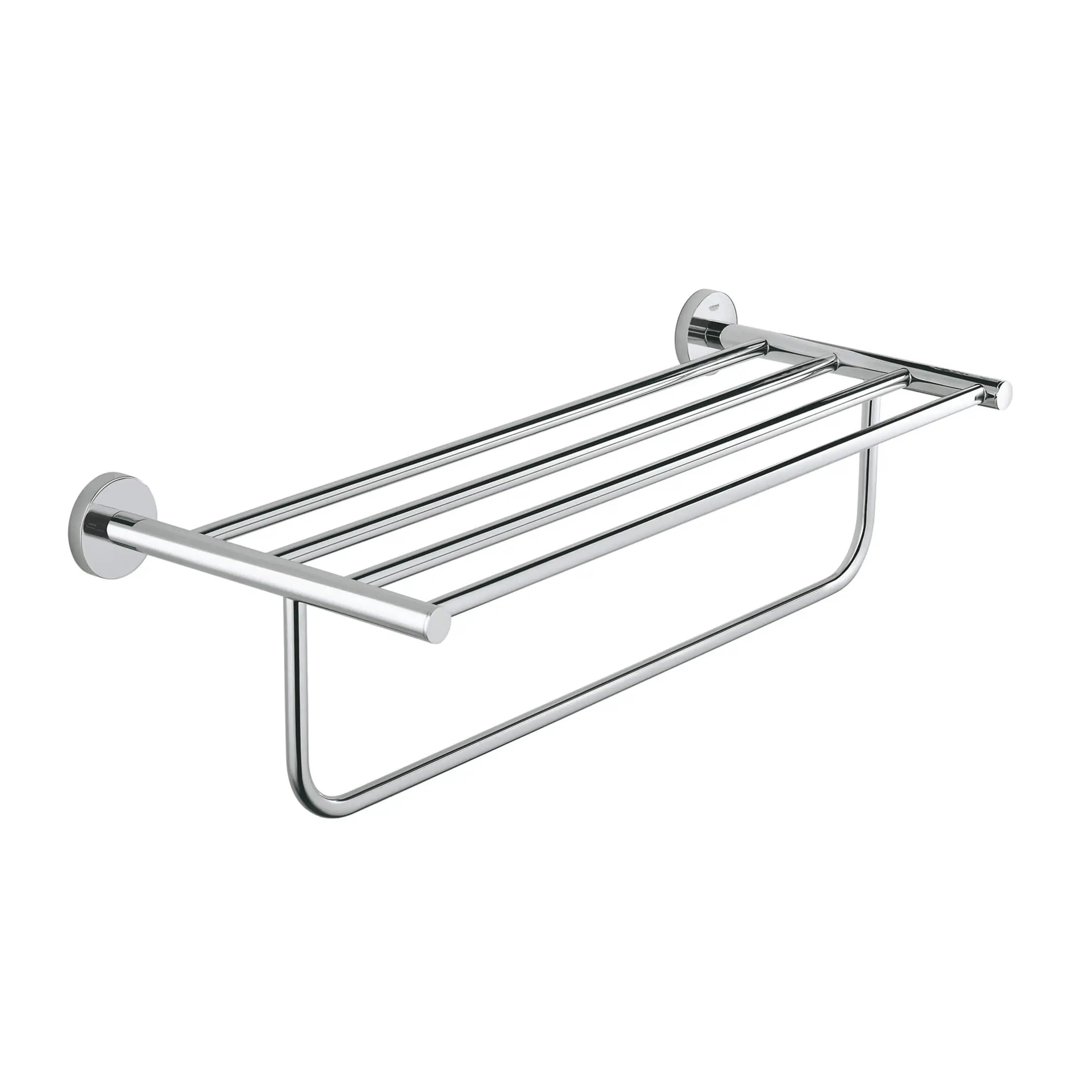 Grohe 40462001 Bau Cosmopolitan 22" Wall Mounted Multi Towel Rack in StarLight Chrome