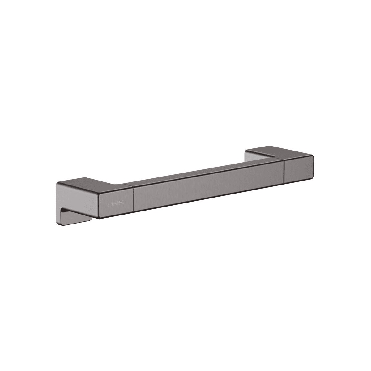 Hansgrohe 41744340 AddStoris 12" Length Wall Mounted Towel Bar in Brushed Black Chrome