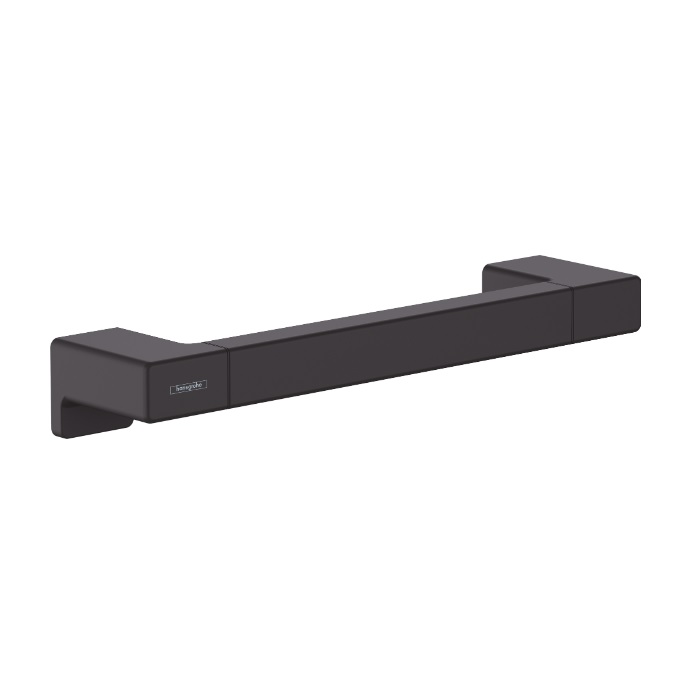 Hansgrohe 41744670 AddStoris 12" Length Wall Mounted Towel Bar in Matte Black