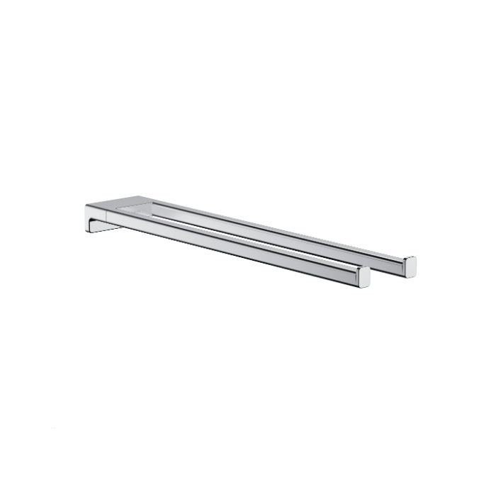 Hansgrohe 41770000 AddStoris 18" Length Wall Mounted Towel Holder Twin Handle in Polished Chrome