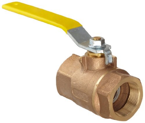 Apollo 7010501 Bronze Ball Valve, 2 PC, Lever Handle, 1" NPT Female