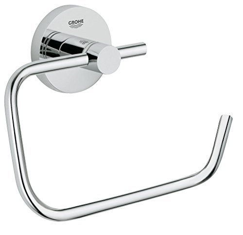 Grohe 40689001 Essentials Toilet Paper Holder Without Cover