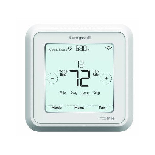 Honeywell TH6320WF2003 /U Lyric T6 Thermostat, 3 Heat / 2 Cool Heat Pump Or 2 Heat / 2 Cool Conventional