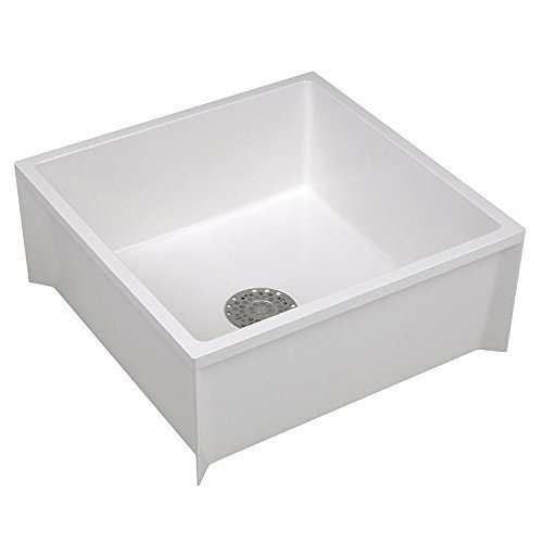 Mustee 63M Mop Sink, White, 24 In L