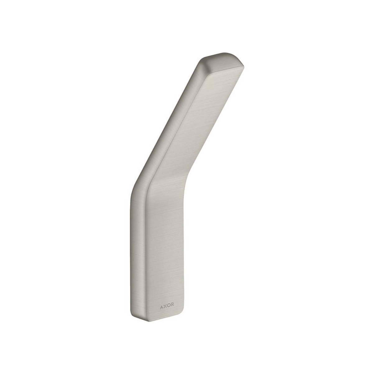 Axor 42801800 Universal Softsquare Wall Mounted Robe Hook in Stainless Steel Optic
