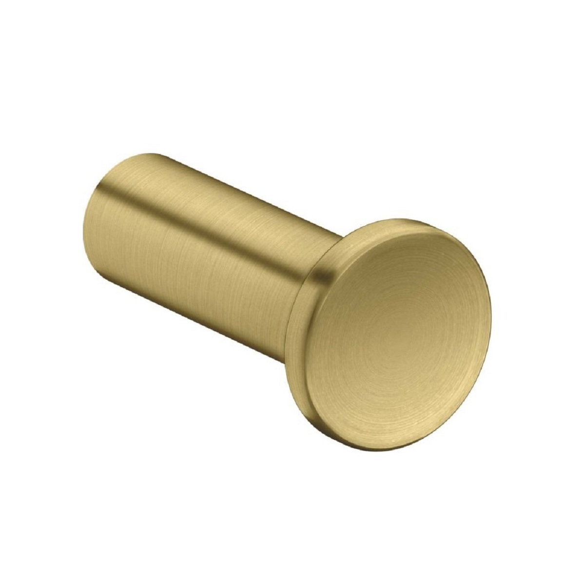 Axor 42811950 Universal Circular Wall Mounted Single Robe Hook in Brushed Brass