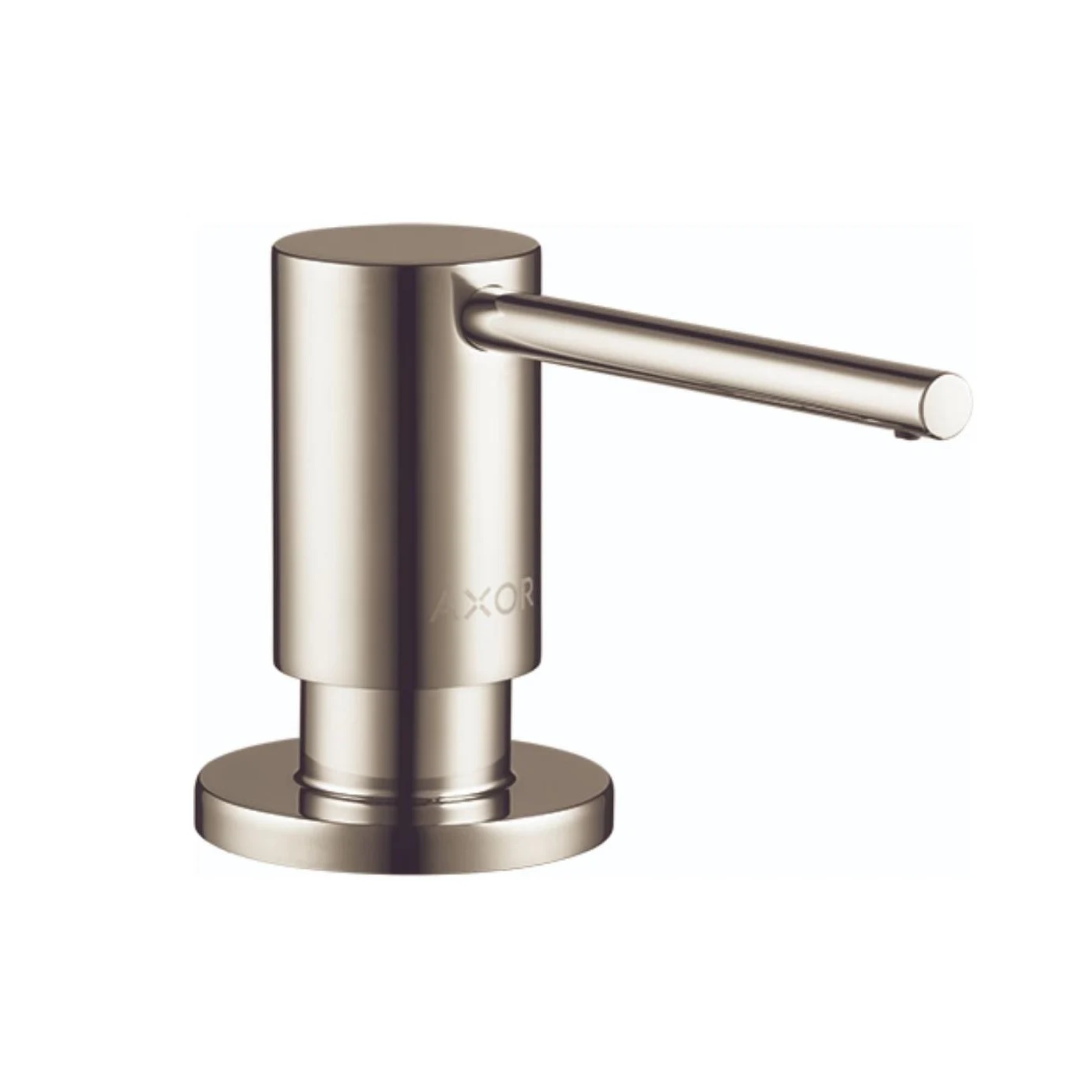 Axor 42818831 Uno Deck Mounted Soap Dispenser with 16 oz Capacity in Polished Nickel