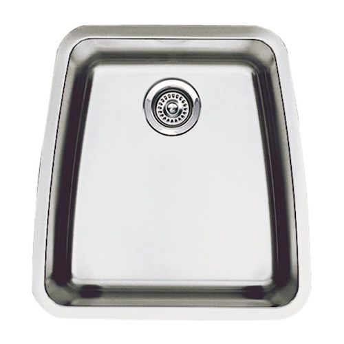 Blanco 440107 Performa 21" Undermount Single Bowl Stainless Steel Sink with 10" Bowl Depth, 18-Gauge, 18/10 Chrome/Nickel Content and 3-1/2" Drain in Satin