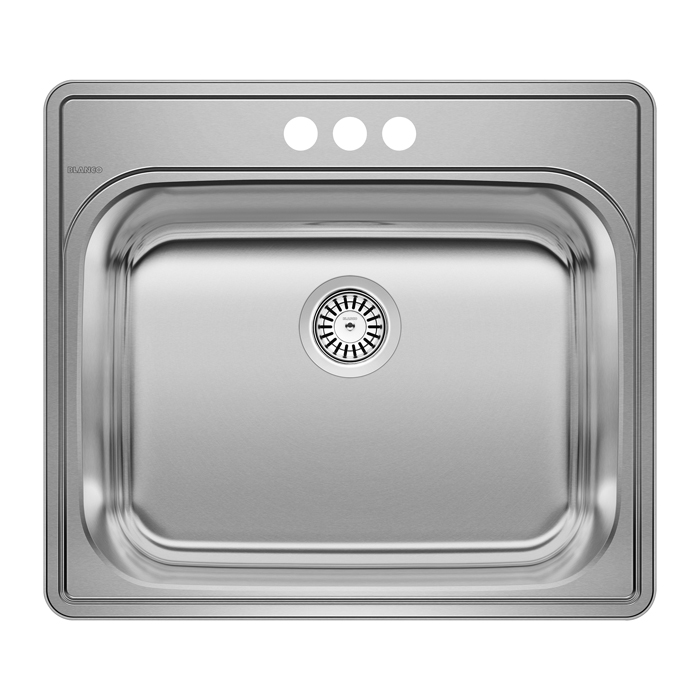 Blanco 441400 Essential Laundry Sink - 3 Hole in Stainless Steel