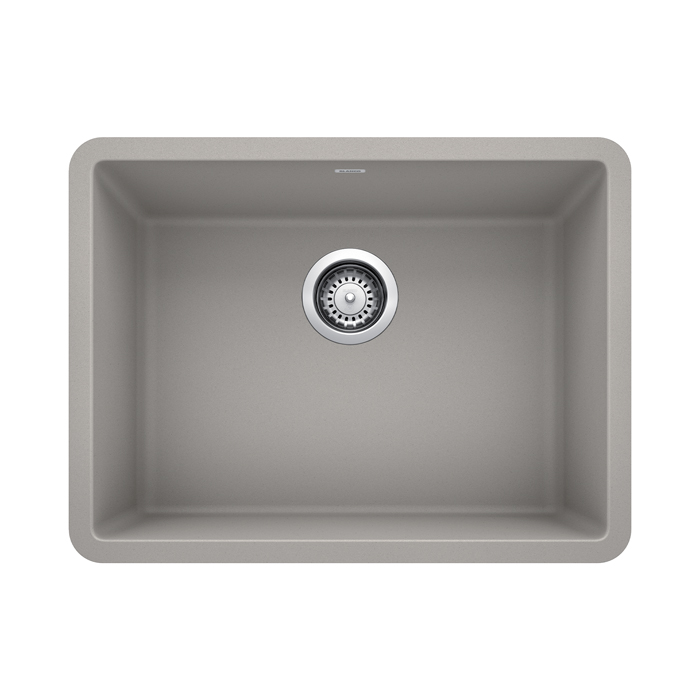 Blanco 442889 Precis 24" Single Bowl Undermount Kitchen Sink in Concrete Gray