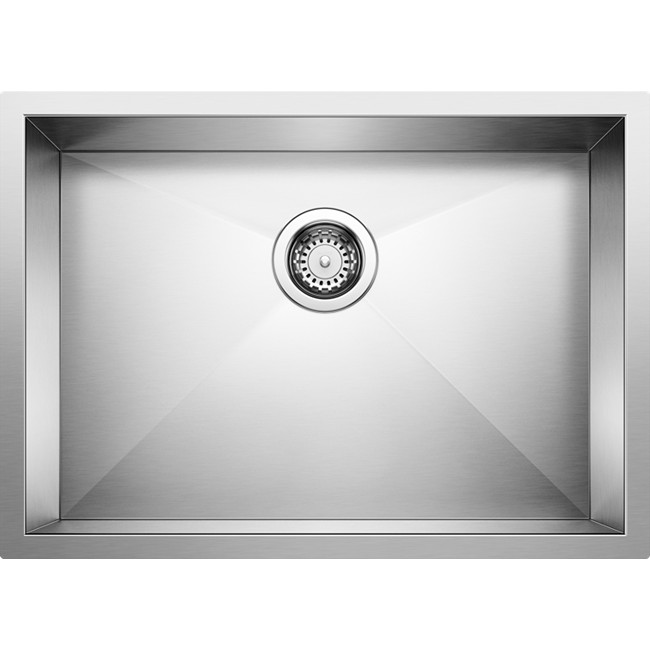 Blanco 443051 Quatrus 25" L x 18" W x 9" D Undermount Single Basin Kitchen Sink in Stainless Steel