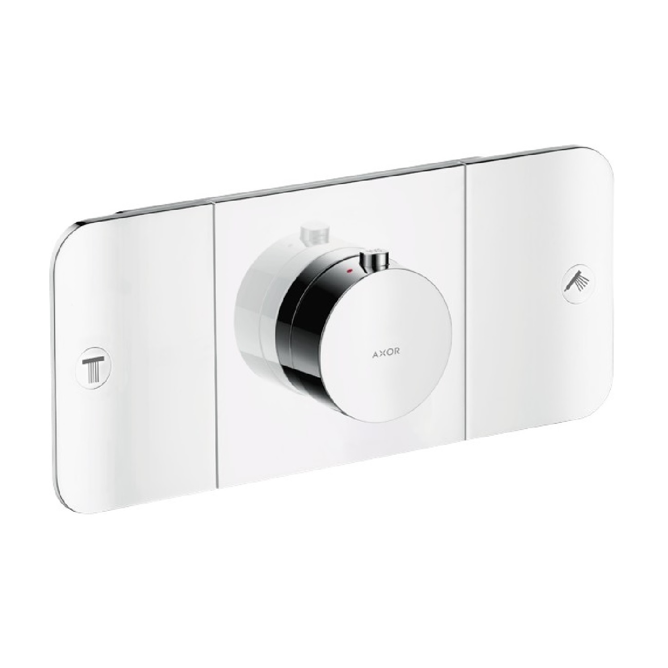 Axor 45712001 One Thermostatic Module Trim with 2 Functions in Chrome (Rough In Sold Separately)