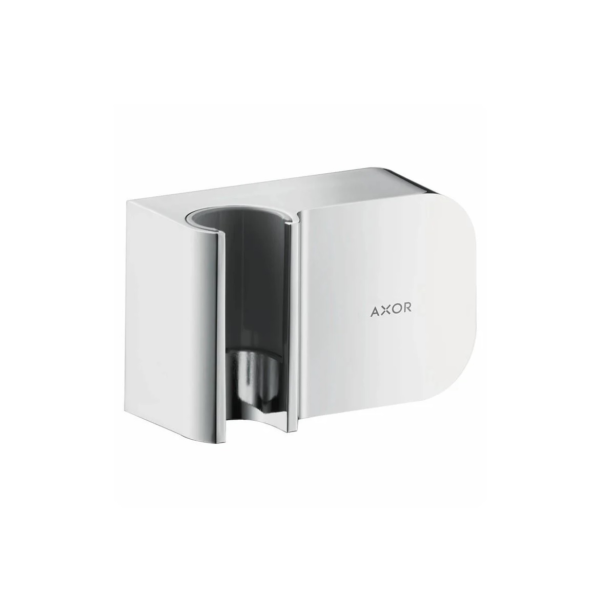 Axor 45723001 One 3-3/4" Width Wall Mounted Hand Shower Holder with Outlet in Chrome