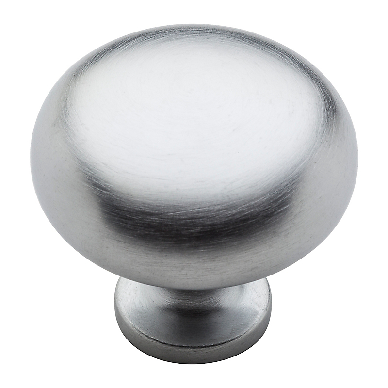 Baldwin 4702.264 Classic Design Cabinet Knob, Satin Chrome